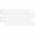 Quo And Co WAL TILE OSLO WHT 22.56 in. SM1135G-02-QG